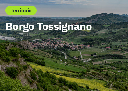 Borgo Tossignano is the fourth municipality crossed by the Santerno cycle route